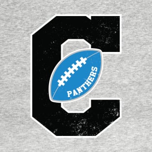 Big Bold Carolina Panthers Monogram T-Shirt